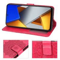 Handyhülle Hülle für Xiaomi POCO M4 Pro 4G, Handy Tasche Schutz Flip Case Schale