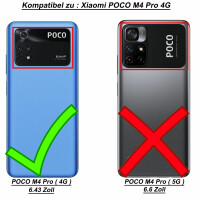 Handyhülle Hülle für Xiaomi POCO M4 Pro...
