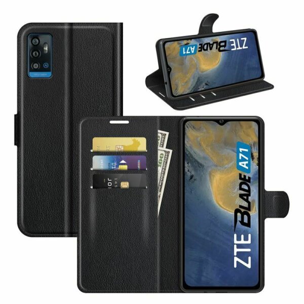ZTE Blade A71 Handy Tasche Hülle Schutzhülle Klapphülle Case Schale Etui Wallet