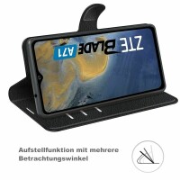 ZTE Blade A71 Handy Tasche Hülle Schutzhülle Klapphülle Case Schale Etui Wallet