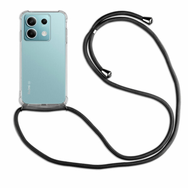 Handykett für Xiaomi Redmi Note 13 Serie Hülle mit Kordel Handyhülle mit Band  Redmi Note 13 5G in Rot
