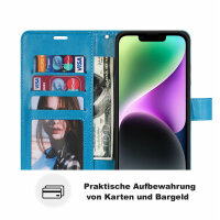 Handyhülle für Apple iPhone 14 – Mandala Case Blau