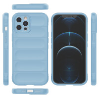 Hülle für Apple iPhone 12 / Pro / Pro Max Handyhülle Outdoor Case Cover Bumper iPhone 12 Pro Max Hellblau