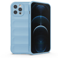 Hülle für Apple iPhone 12 / Pro / Pro Max Handyhülle Outdoor Case Cover Bumper iPhone 12 Pro Max Hellblau