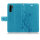 Huawei Handy Tasche Handyhülle Schutz Hülle Blumen Flip Cover Buch Case Etui Huawei P30 Pro Blau