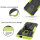 Handy Tasche Lenovo Motorola Panzer Hülle Hybrid Case Cover Schutzhülle Bumper Motorola Moto G9 Play Grün