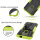 Handy Tasche Lenovo Motorola Panzer Hülle Hybrid Case Cover Schutzhülle Bumper Motorola Moto G9 Play Grün