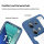 360° Grad Hülle Xiaomi Redmi Note 13 4G vollschutz Integriertem Displayschutz Blau