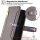 Handykette Samsung Hülle mit Band Handyhülle Kartenfächer PU Leder Umhängetasche Galaxy S22+ Grau