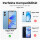 Handy Tasche Oppo A17 Handyhülle Hülle Wallet Case Flip Cover Wallet Case Etui