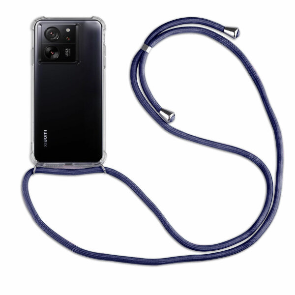 Handykette für Xiaomi 13T / 13T Pro Handyhülle mit Band Hülle mit Kordel Kette Blau