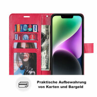 Handyhülle für Apple iPhone 14 Plus – Mandala Case Rot