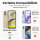 Outdoor Panzer Hülle Motorola Moto G14 Handyhülle mit Kameraschutz Ringhalter Rot