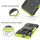 Handy Tasche Lenovo Motorola Panzer Hülle Hybrid Case Cover Schutzhülle Bumper Motorola Moto G8 Play Grün
