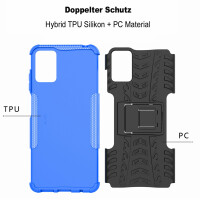 Hülle Mototorla Moto E22 / E22i Schutzhülle Handytasche Handyhülle TPU Silikon Blau
