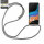 Handykette für Samsung Galaxy Xcover 6 Pro Handyhülle mit Band Hülle mit Kordel Grau