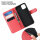 Apple iPhone 11 Hülle Handy Tasche Flip Case Schutzhülle Schale Etui Buchhülle  PU-Leder Rot