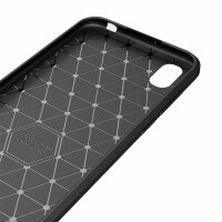 Huawei Y5 2019 Carbon Hülle Schutzhülle TPU Bumper Outdoor Handy Tasche Cover