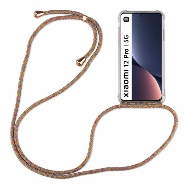Handykette für Xiaomi 12 Pro – Handyhülle mit Band Rainbow