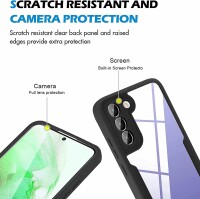 360° Grad Hülle für Samsung Galaxy S23+ vollschutz Integriertem Displayschutz Rosa