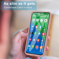 360° Grad Hülle für Samsung Galaxy S23+ vollschutz Integriertem Displayschutz Rosa
