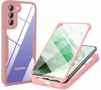 360° Grad Hülle für Samsung Galaxy S23+ vollschutz Integriertem Displayschutz Rosa