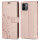 Hülle Xiaomi Redmi A1, Handy Tasche Handyhülle Flip Wallet Case Klapphülle Etui Rosegold