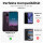 Handy Hülle mit Band Schutzhülle Handykette Seil Silikon Handy Tasche mit Schnur Nokia 5.4 Schwarz