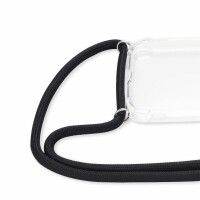 Handykette für Samsung S21 S22 S23 S24 FE Plus Ultra Handyhülle mit Band Hülle Galaxy S24 Schwarz