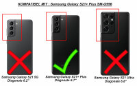 Handyhülle für Samsung Galaxy S21+ Plus 5G Hülle Handy Tasche Flip Case Etui TPU