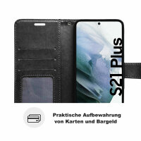 Handyhülle für Samsung Galaxy S21+ Plus 5G Hülle Handy Tasche Flip Case Etui TPU