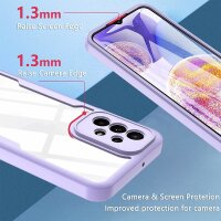 360° Grad Hülle für Samsung Galaxy A23 5G vollschutz Integriertem Displayschutz Rosa