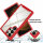 Hülle für Samsung Galaxy S24 Ultra Handyhülle 2 Teilig Bumper Case Kantenschutz Rot