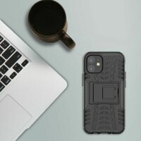 Handyhülle für Apple iPhone 12 Mini – Panzer Case Schwarz