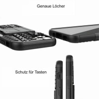 Handyhülle für Apple iPhone 12 Mini – Panzer Case Schwarz