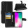 Apple iPhone Handy Tasche Flip Cover Case Buch Klapp Schutz Hülle Etui Bumper Apple iPhone XR Schwarz