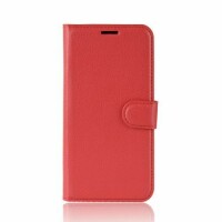 Handyhülle für ZTE Blade L8 – Klapphülle PU-Leder Rot