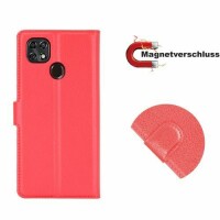 Handyhülle für ZTE Blade L8 – Klapphülle PU-Leder Rot