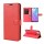 Handyhülle für ZTE Blade L8 – Klapphülle PU-Leder Rot