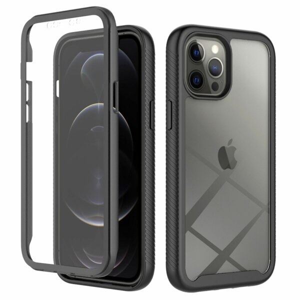 Handyhülle für Apple iPhone 12 Pro Max – 360° Panzer Case mit Displayschutz