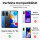 Hülle für Xiaomi Redmi Note 11 / 11S, Schutzhülle Klapphülle Handy Tasche Etui Blau
