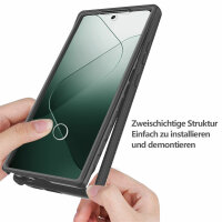 360° Grad Hülle Xiaomi 14 Pro Handyhülle vollschutz Integriertem Displayschutz Schwarz
