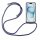 Handykette für Apple iPhone 15 Serie Hülle Handyhülle mit Band Hülle mit Kordel Blau iPhone 15 Plus