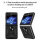 Outdoor Panzer Hülle für Samsung Galaxy Z Flip 5 mit Kameraschutz Ringhalter  Schwarz