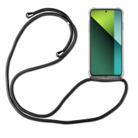 Handykett für Xiaomi Redmi Note 13 Serie Hülle mit Kordel Handyhülle mit Band  Redmi Note 13 Pro 5G in Grau