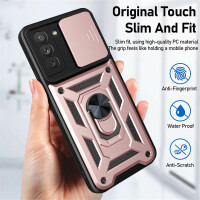 Handyhülle Für Samsung S21 FE Handy Tasche Hülle Outdoor Case TPU Silikon Bumper