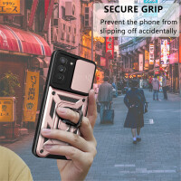 Handyhülle Für Samsung S21 FE Handy Tasche Hülle Outdoor Case TPU Silikon Bumper