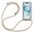 Handykette für Apple iPhone 15 Serie Hülle Handyhülle mit Band Hülle mit Kordel Beige / Braun iPhone 15 Pro Max