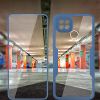 360° Grad Hülle Realme C21Y/ C25Y Panzer vollschutz Integriertem Displayschutz Blau