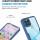 360° Grad Hülle Realme C21Y/ C25Y Panzer vollschutz Integriertem Displayschutz Blau